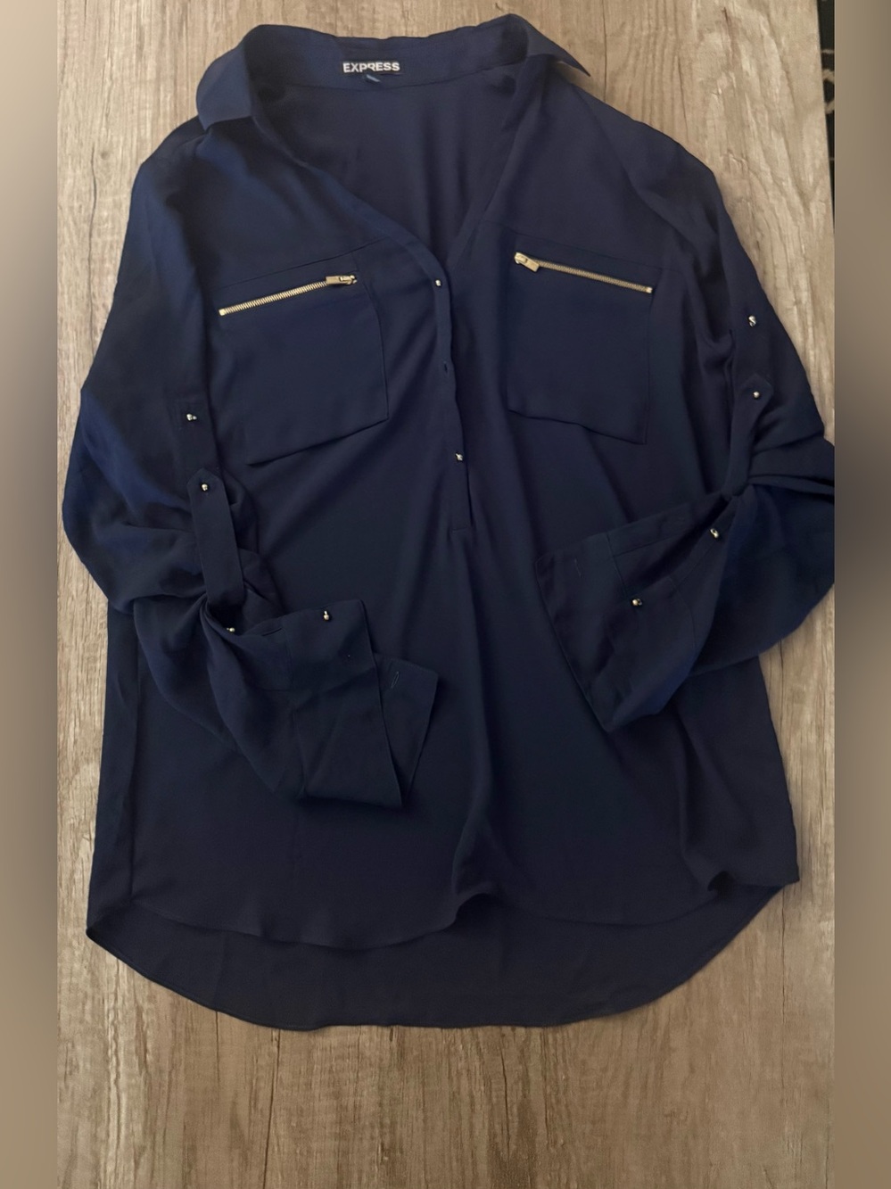 Express Navy Blouse